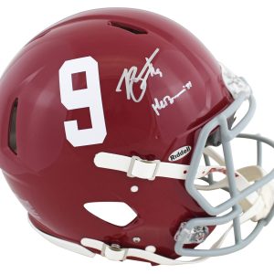 Alabama Bryce Young Heisman 21 Signed Full Size Speed Proline Helmet BAS Witness