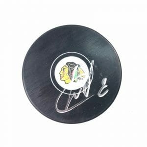 DOMINIK KUBALIK SIGNED HOCKEY PUCK PSA/DNA CHICAGO BLACKHAWKS AUTOGRAPHED COLLECTIBLE MEMORABILIA