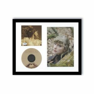 Taylor Swift "Fearless (Taylor's Version)" AUTOGRAPH Signed Framed CD Display
