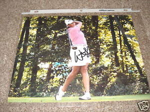 Wendy Ward SEXY LPGA Autographed Signed 8x10 Golf Photo