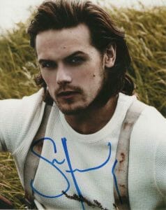 SAM HEUGHAN SIGNED AUTOGRAPH 8X10 PHOTO – SEXY JAMIE FRASER, OUTLANDER STUD C COLLECTIBLE MEMORABILIA