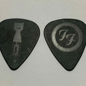 Dave Grohl Foo Fighters 2008 Echos Tour Black Bomb Guitar Pick