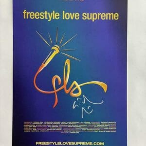 LIN MANUEL MIRANDA AUTOGRAPH FREESTYLE LOVE SUPREME WINDOW CARD HAMILTON W/ JSA