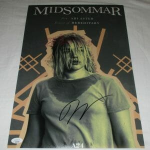 ARI ASTER SIGNED MIDSOMMAR 12X18 MOVIE POSTER 4 JSA