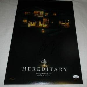 ARI ASTER SIGNED HEREDITARY 12X18 MOVIE POSTER 3 JSA