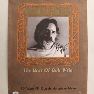 BOB WEIR SIGNED AUTOGRAPH 13X17 CONCERT TOUR POSTER - THE GRATEFUL DEAD W/ JSA