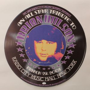 BRIAN WILSON SIGNED AUTOGRAPH 22" CONCERT TOUR POSTER - THE BEACH BOYS W/ JSA