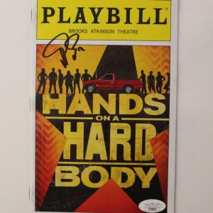 TREY ANASTASIO PHISH SIGNED AUTOGRAPH HANDS ON A HARDBODY BROADWAY PLAYBILL JSA