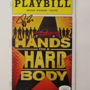 TREY ANASTASIO PHISH SIGNED AUTOGRAPH HANDS ON A HARDBODY BROADWAY PLAYBILL JSA