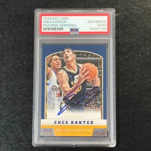 2012-13 Panini Basketball #233 Enes Kanter Signed AUTO PSA Slabbed Jazz