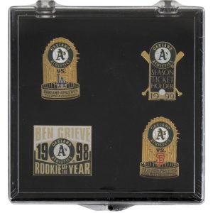 Athletics 1990's Collector Pin Set