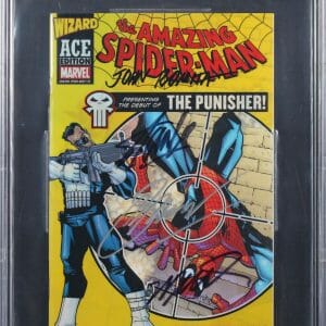 (6) Stan Lee, McFarlane +4 Signed The Amazing Spider-Man #129 Comic BAS Slabbed