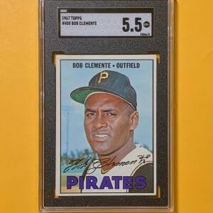 1967 TOPPS ROBERTO "BOB" CLEMENTE #400 EX+ SGC 5.5 PIRATES HOF