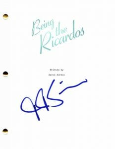 JK SIMMONS SIGNED AUTOGRAPH BEING THE RICARDOS FULL MOVIE SCRIPT – VERY RARE! COLLECTIBLE MEMORABILIA