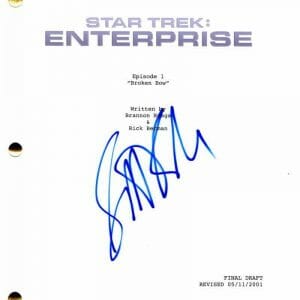 SCOTT BAKULA SIGNED AUTOGRAPH STAR TREK ENTERPRISE FULL PILOT SCRIPT - VERY RARE