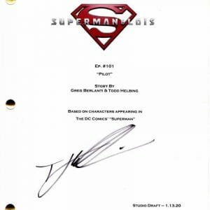 TYLER HOECHLIN SIGNED AUTOGRAPH SUPERMAN & LOIS FULL PILOT SCRIPT - TEEN WOLF