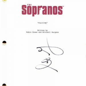STEVE SCHIRRIPA SIGNED AUTOGRAPH THE SOPRANOS PIE-O-MY FULL EPISODE SCRIPT RARE!