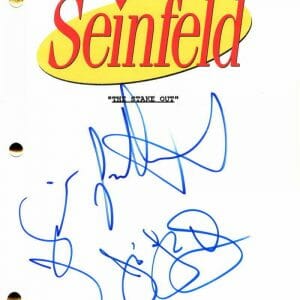 JERRY SEINFELD, JULIA LOUIS-DREYFUS, JASON SIGNED AUTOGRAPH FULL EPISODE SCRIPT