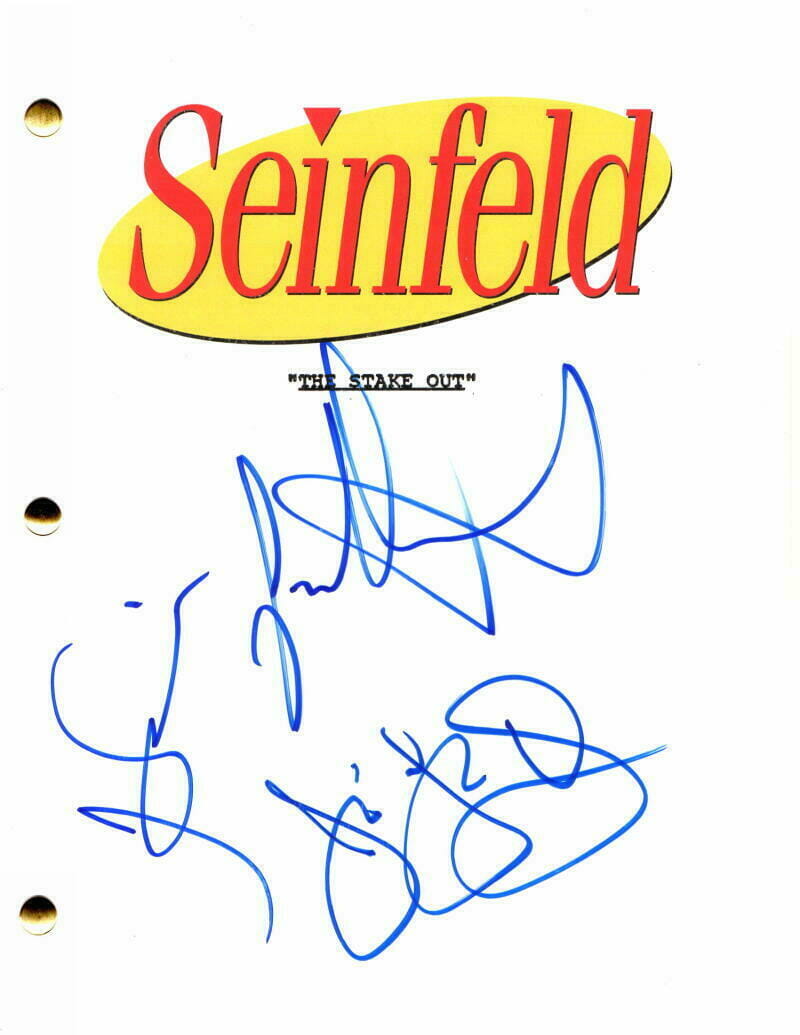 JERRY SEINFELD, JULIA LOUIS-DREYFUS, JASON SIGNED AUTOGRAPH FULL ...