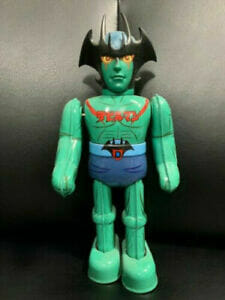 DEVILMAN VINTAGE BILLIKEN MECHANICAL TOY WITH ORIGINAL BOX 1998 AWESOME+RARE