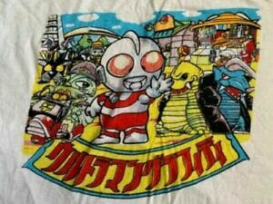 ULTRAMAN BABY VINTAGE WHITE T-SHIRT SINGLE STITCH AWESOME+INCREDIBLY RARE