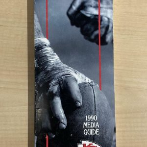 1990 KANSAS CITY CHIEFS MEDIA GUIDE 246 PAGES