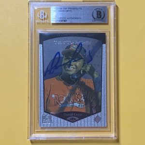 1998 SP TOP PROSPECTS DAVID ORTIZ #75 AUTHENTIC AUTO BECKETT CERTIFIED RED SOX