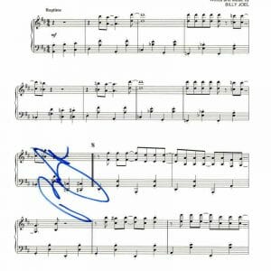 BILLY JOEL SIGNED AUTOGRAPH "MY LIFE" SHEET MUSIC - RARE! RIVER OF DREAMS W/ JSA