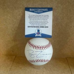 RYAN ZIMMERMAN WASHINGTON NATIONALS SIGNED AUTO M.L. BASEBALL BAS Q61161