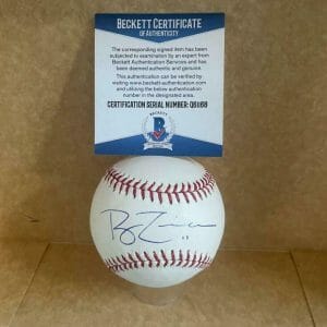 RYAN ZIMMERMAN WASHINGTON NATIONALS SIGNED AUTO M.L. BASEBALL BAS Q61168