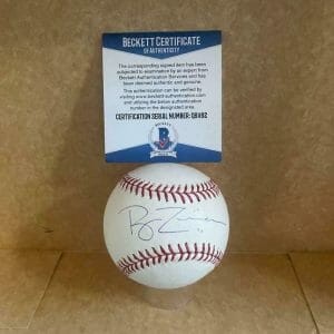 RYAN ZIMMERMAN WASHINGTON NATIONALS SIGNED AUTO M.L. BASEBALL BAS Q61162