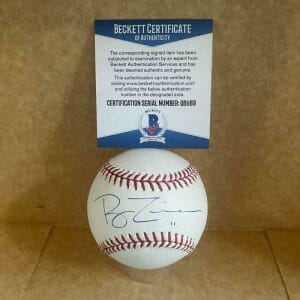RYAN ZIMMERMAN WASHINGTON NATIONALS SIGNED AUTO M.L. BASEBALL BAS Q61169