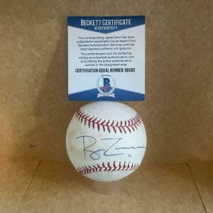 RYAN ZIMMERMAN WASHINGTON NATIONALS SIGNED AUTO M.L. BASEBALL BAS Q61165