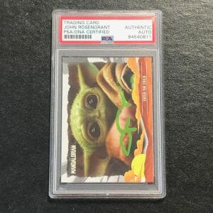 2020 Topps Mandalorian #1 John Rosengrant Signed Card PSA/DNA Encapsulated Autog
