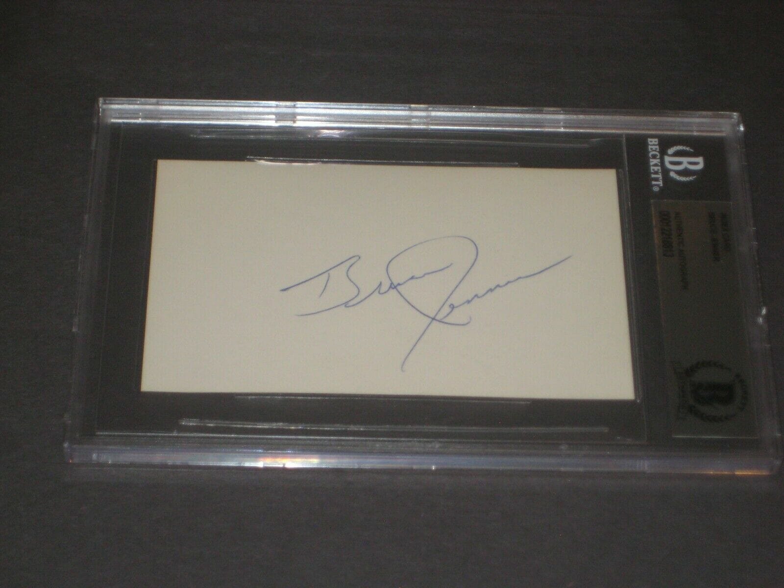 BRUCE JENNER Signed Index Card - Beckett Authenticated | Autographia