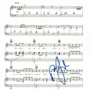 BILLY JOEL SIGNED AUTOGRAPH "VIENNA" SHEET MUSIC - VERY RARE! THE STRANGER JSA