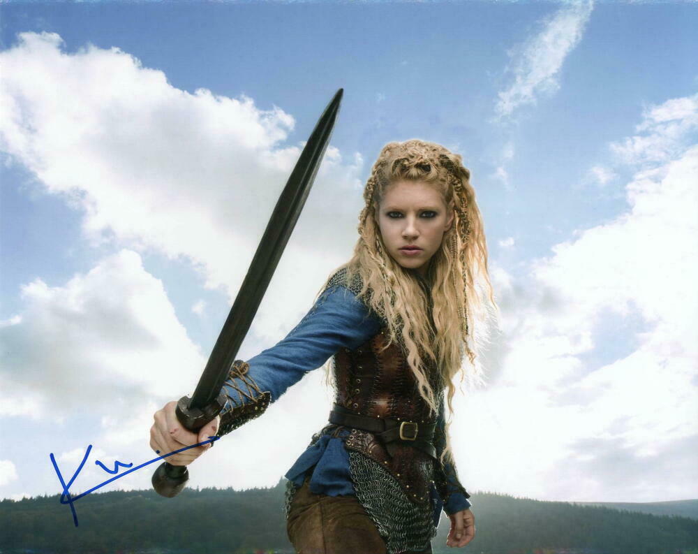 KATHERYN WINNICK SIGNED AUTOGRAPH 8X10 PHOTO - VIKINGS STAR LAGERTHA ...