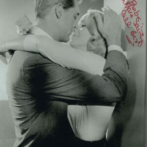 EVA MARIE SAINT HAND SIGNED 8x10 PHOTO WITH CARY GRANT TO BOB JSA