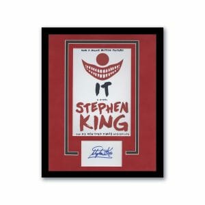 STEPHEN KING “IT” AUTOGRAPH SIGNED PHOTO CUSTOM MATTED 11×14 FRAMED DISPLAY ACOA COLLECTIBLE MEMORABILIA