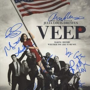 "Veep" Cast AUTOGRAPHS Signed 11x14 Photo - Armanda Iannucci, Tony Hale +9 ACOA
