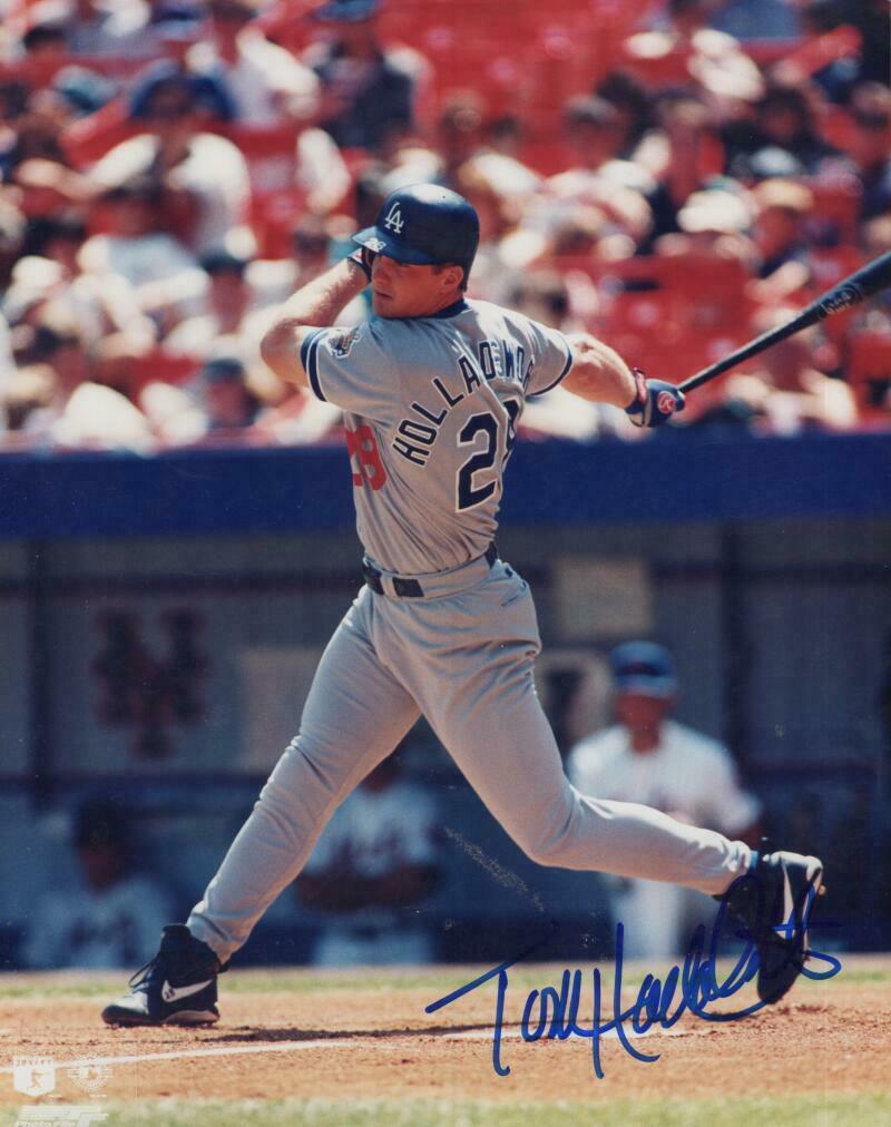 TODD HOLLANDSWORTH LOS ANGELES DODGERS SIGNED AUTOGRAPHED 8X10 PHOTO W ...