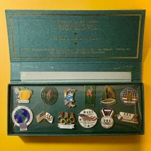 1996 OLYMPICS ATLANTA COMMEMORATIVE COLLECTOR PIN SET 12 PINS
