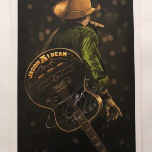 JASON ALDEAN SIGNED AUTOGRAPH 12X18 PHOTO POSTER COUNTRY STAR MY KINDA PARTY JSA