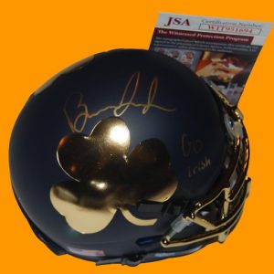 BRANDON JOSEPH signed (NOTRE DAME IRISH) Fanatics mini football helmet JSA