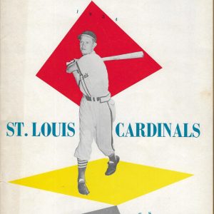 1954 ST. LOUIS CARDINALS YEARBOOK SCHOENDIENST COVER NR MT-MINT CONDITION VINTAG