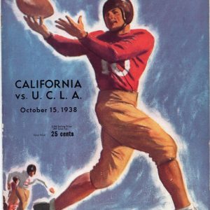 THE CALIFORNIA GRIDIRON CAL VS UCLA VINTAGE PROGRAM 10/15/38 MINT