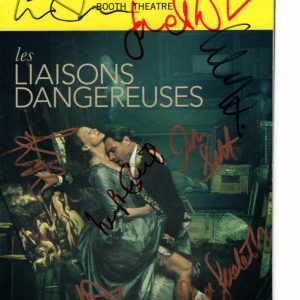 LES LIAISONS DANGEREUSES signed CAST playbill LIEV SCHREIBER JANET MCTEER