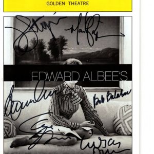 EDWARD ALBEES A DELICATE BALANCE signed CAST playbill JOHN LITHGOW GLENN CLOSE +