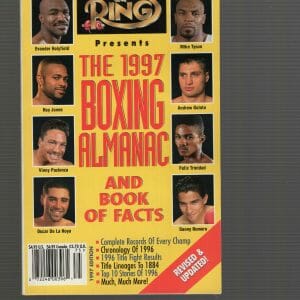 1997 BOXING RING ALMANAC BOOK OF FACTS HOLYFIELD COVER PERFECT CONDITION