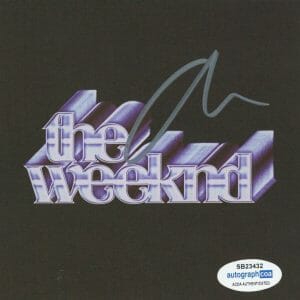The Weeknd "Dawn FM" AUTOGRAPH Signed Abel Tesfaye Art Card + CD ACOA